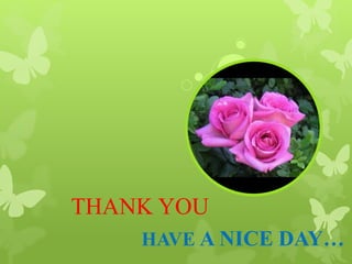 THANK YOU
HAVE A NICE DAY…
 