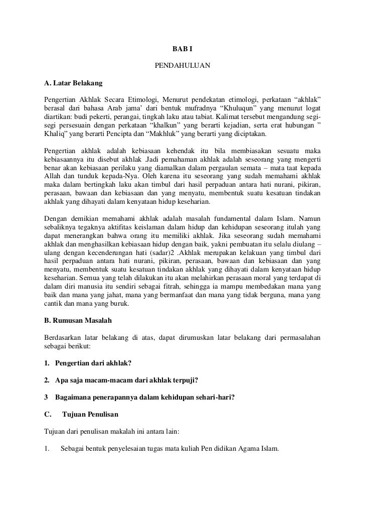 Contoh Akhlak Terpuji Dalam Kehidupan Sehari Hari - Bagikan Contoh