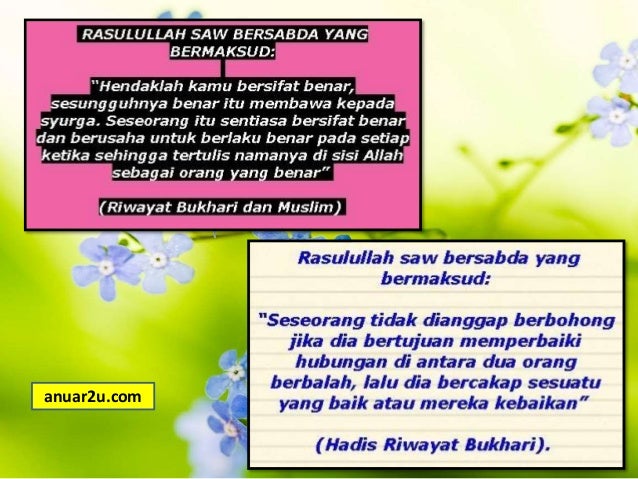 Akhlak 2 Sem 1 Bercakap Benar