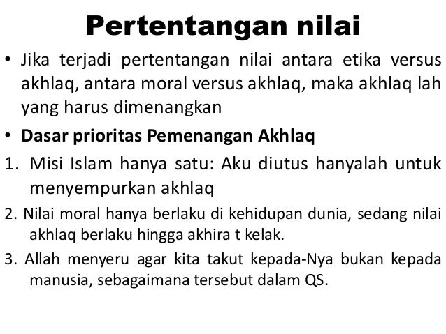 Akhlaq warga muhammadiyah