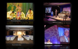 NTV Channel Launch 
GMR-Hyderabad International Airport Launch 
TARGET Town hall 
IBM CEO VISIT  
