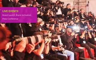 WE DO 
Whatever it takes to create long-lastingimpressions for your brand. 
With our specialized range of services, we know what it takes to create winning experiences.  