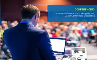 LIVE EVENTS 
Brand Launch, Brand Activation, 
Press Conference  