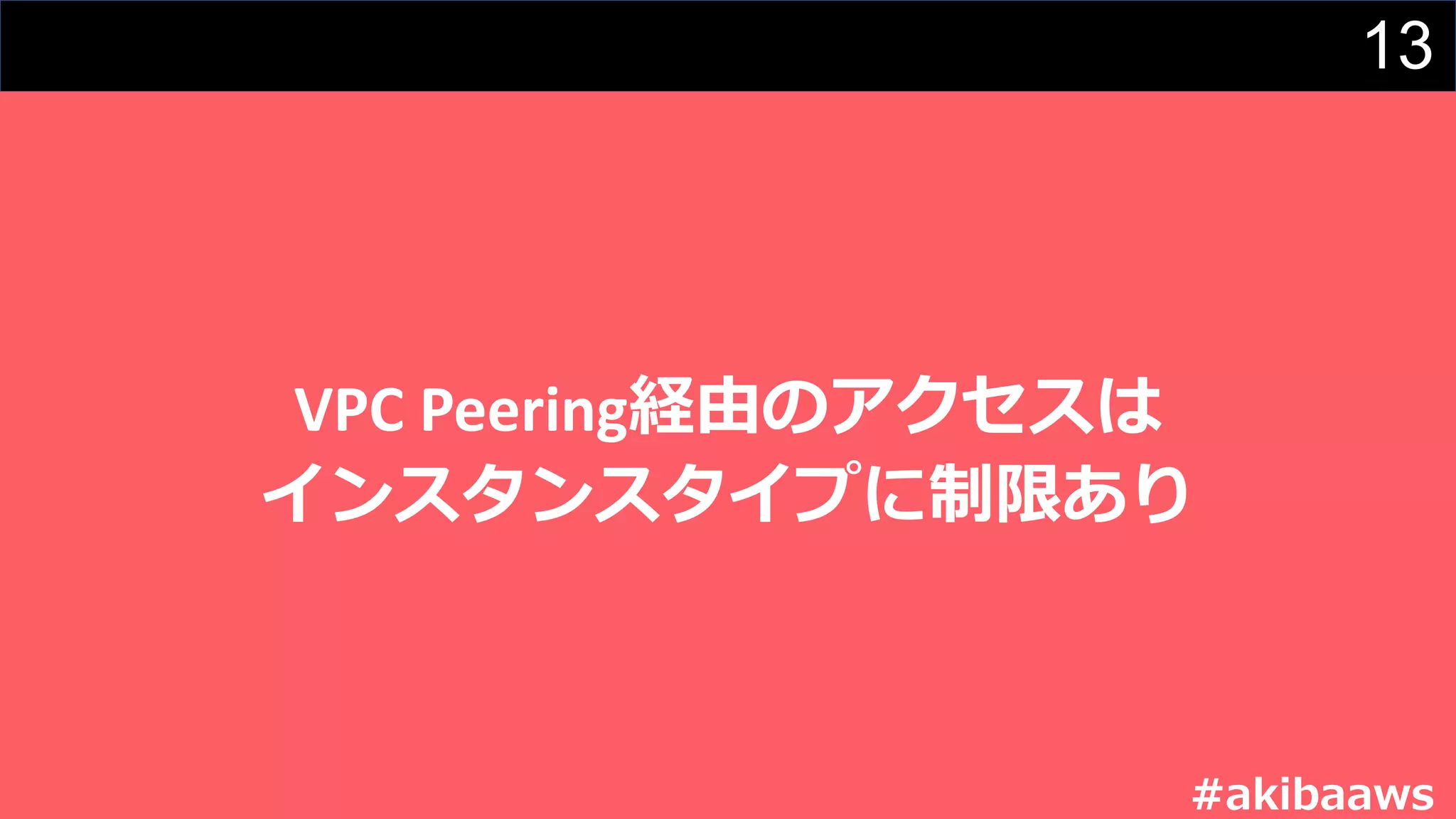 VPC Peering
13
#