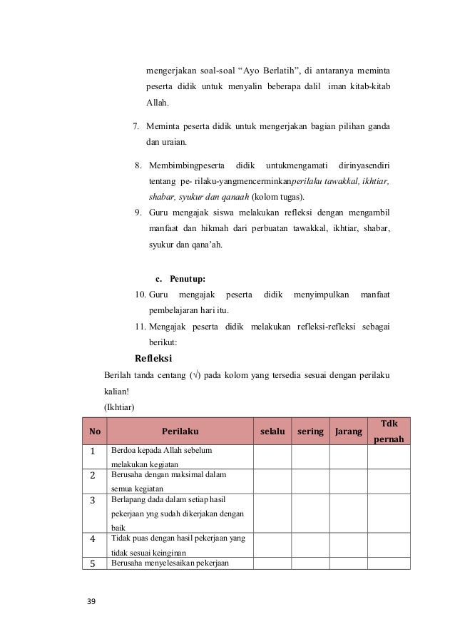 Akidah Akhlak Viii Buku Guru