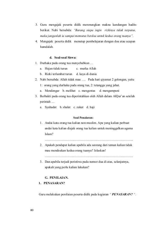 Akidah Akhlak Viii Buku Guru