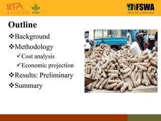 Cost of seed yam tuber production using Temporary Immersion Bioreactor ...