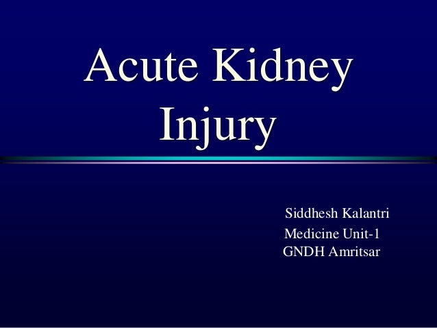 pathophysiology of acute renal failure pdf