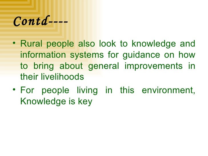 AGRICULTURE KNOWLEDGE INFORMATION SYSTEM