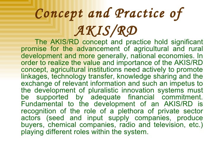 AGRICULTURE KNOWLEDGE INFORMATION SYSTEM