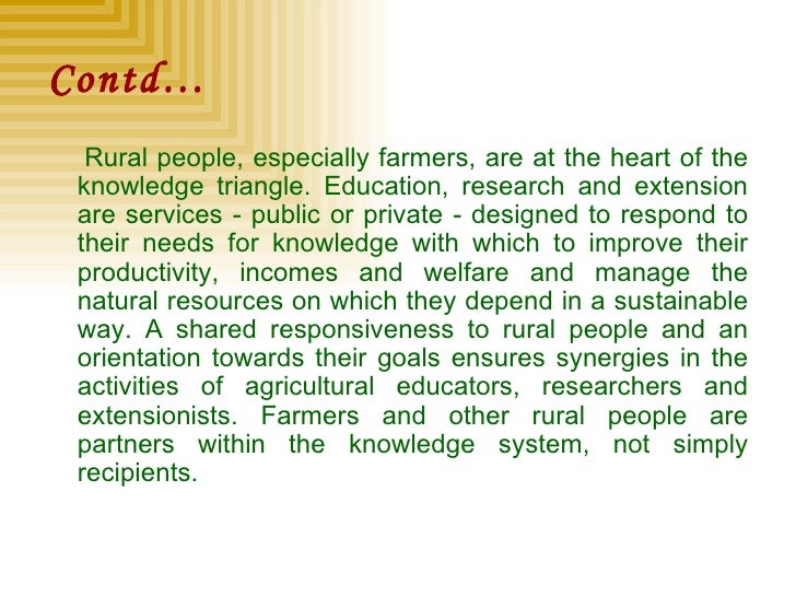 AGRICULTURE KNOWLEDGE INFORMATION SYSTEM