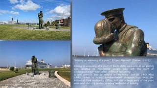 Kissing in memory of a port (Il bacio della memoria di un porto)
The statue “Kissing in memory of a port” depicts a young ...
