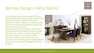Akita walnut lamp table deals
