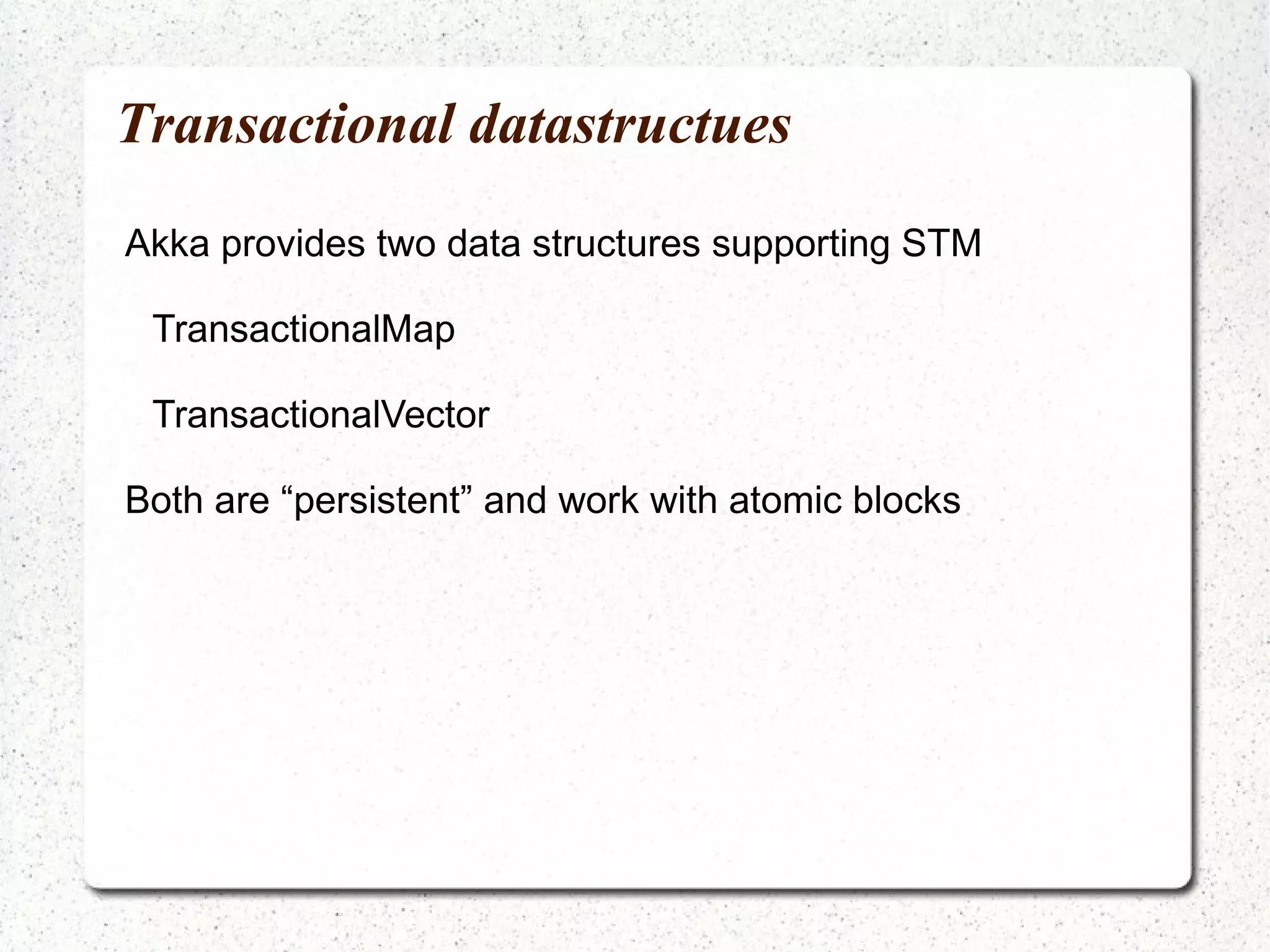 Back to (the) Future flow { println (future() + promise() + actorReply()) } 211 