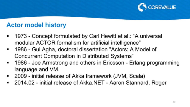 Introduction to actor model with examples on Akka.NET