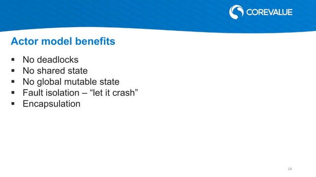 Introduction to actor model with examples on Akka.NET