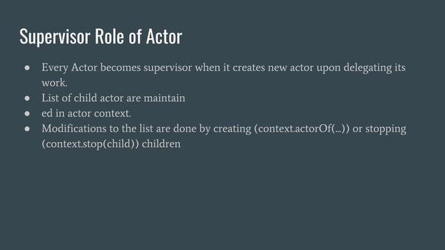 Actor Model Akka Framework | PDF