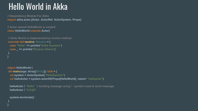 Actor Model Akka Framework | PDF