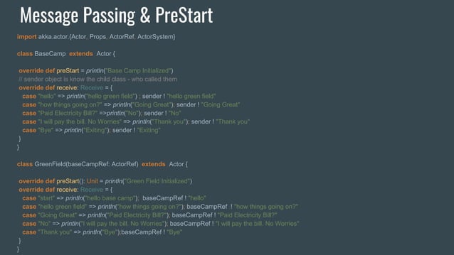 Actor Model Akka Framework | PDF