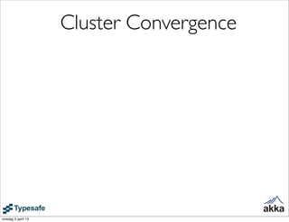 Cluster Convergence




onsdag 3 april 13
 
