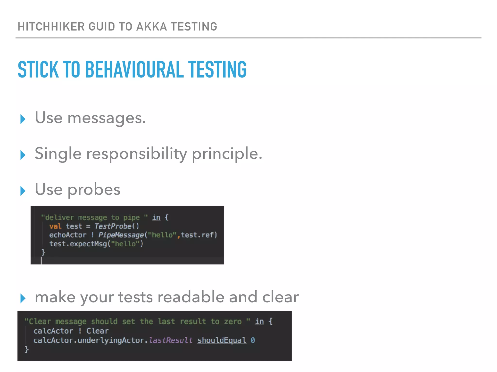 Akka testing | PDF