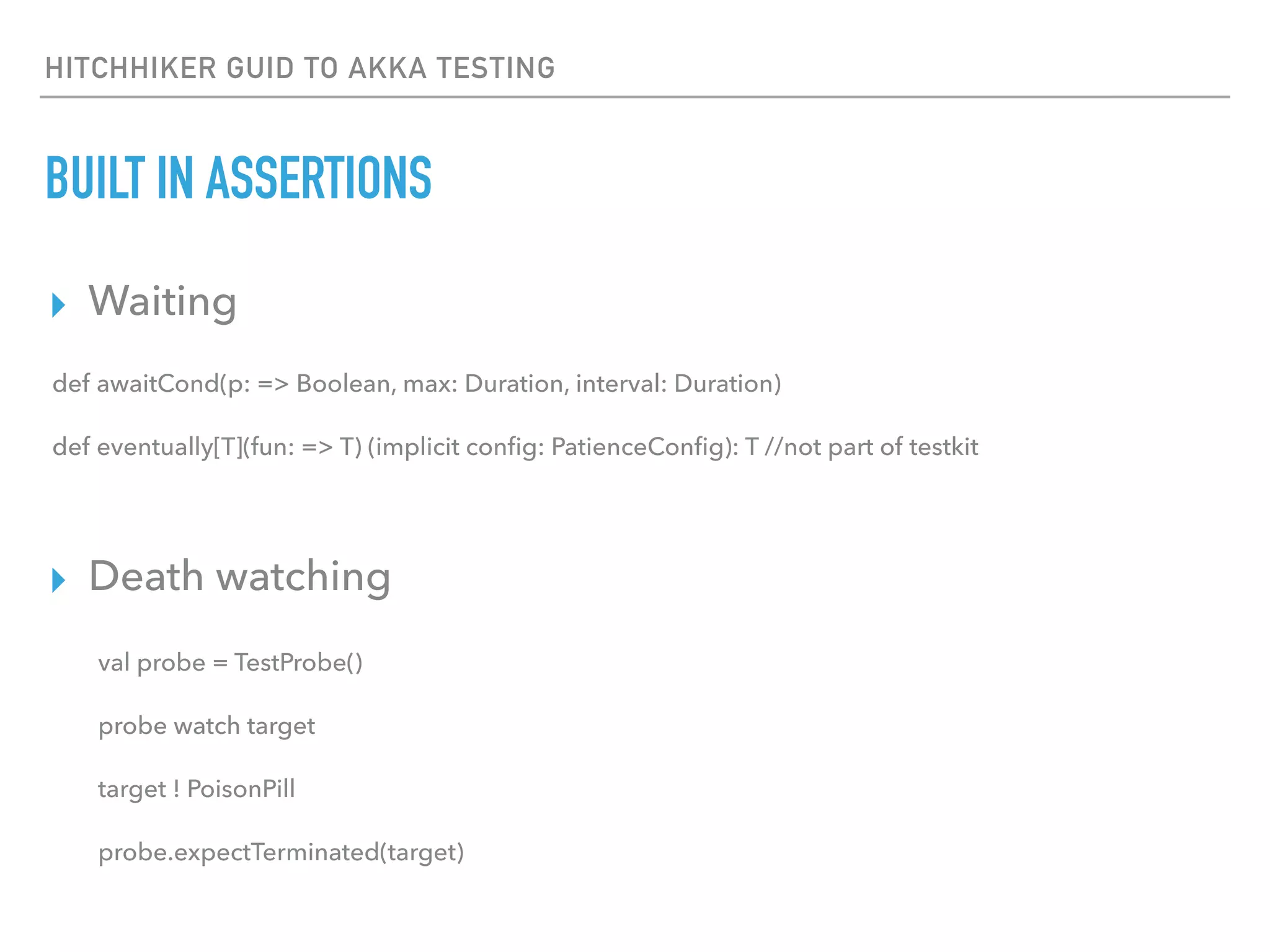 Akka testing | PDF