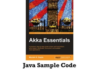 Java Sample Code
 