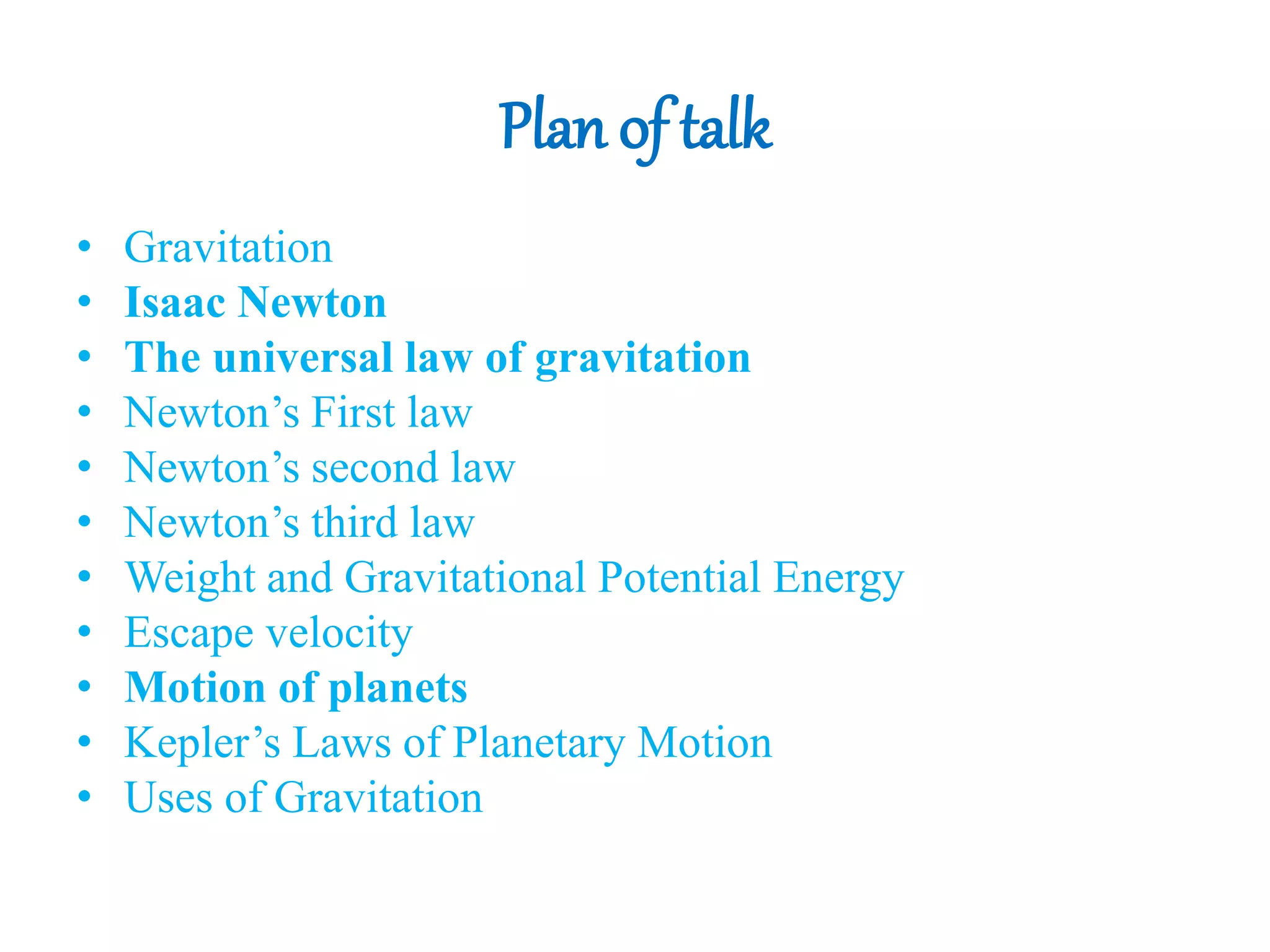 gravitation ppt srinivasa | PPTX | Physics | Science