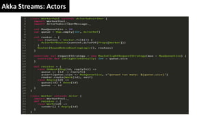 Akka Streams: Actors
 