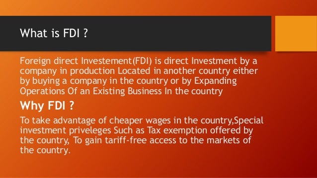 disadvantages of fdi on indian economy