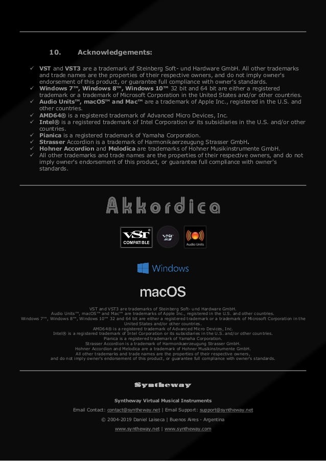 Akkordica Virtual Accordion, Concertina, Bandoneon, Harmonica and