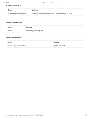 Agency licenses in 50 states and DC | PDF