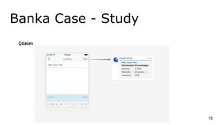 Banka Case - Study
15
Çözüm
 