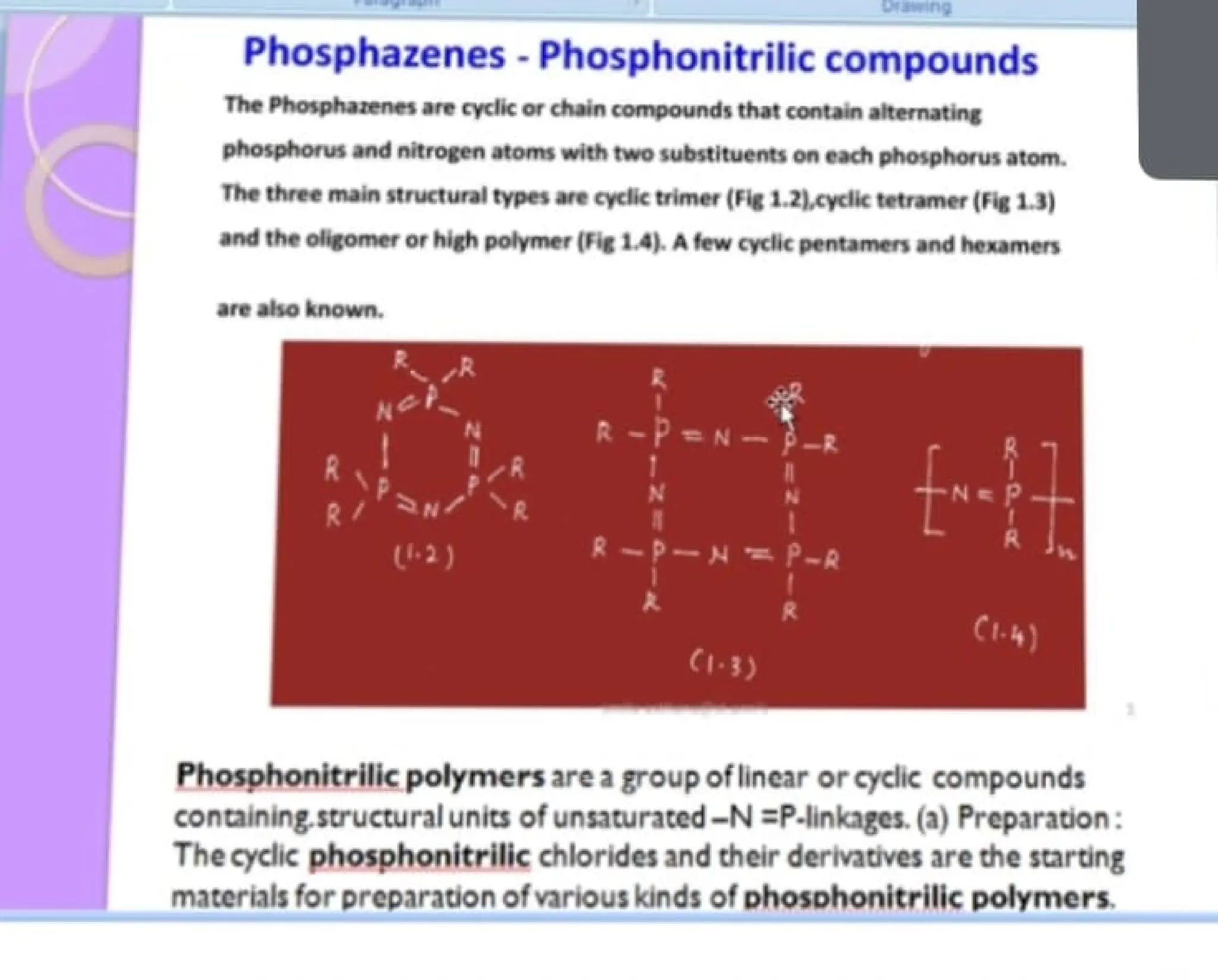 keme様４点おまとめ／Floreal ×２／Sapho／Octogonal Phosphazenes ppt or pdf ( inorganic chemistry notes ) | PDF