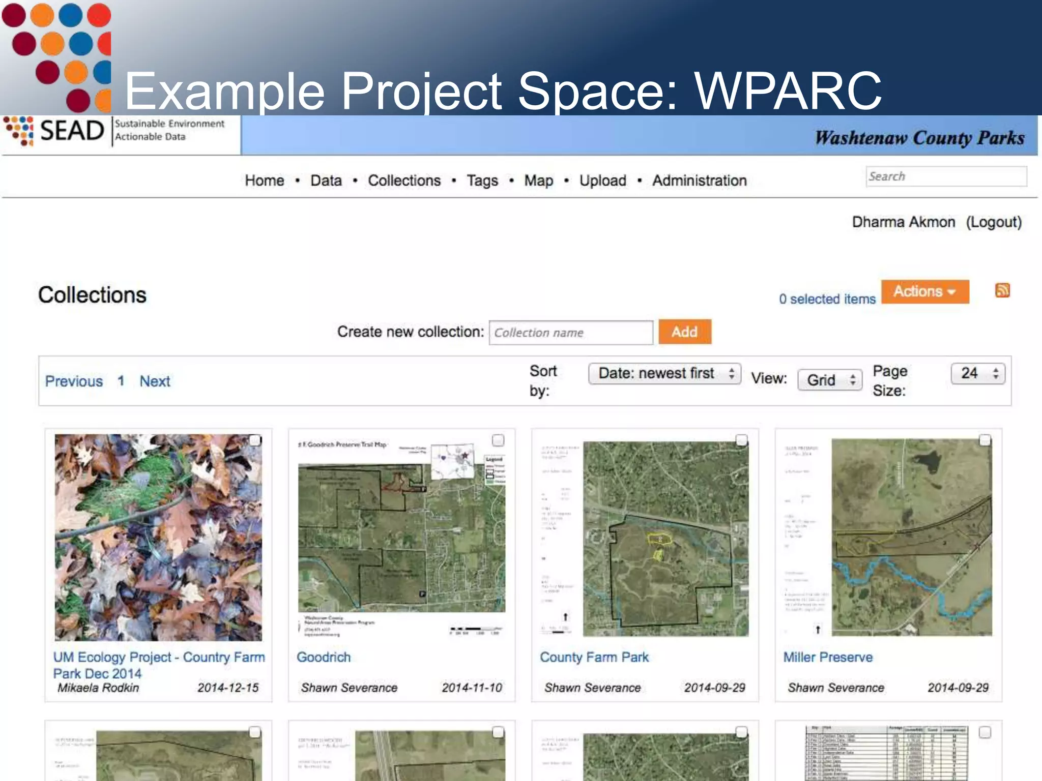 Example Project Space: WPARC