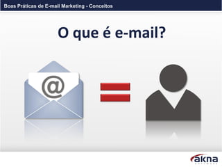 Boas Práticas de E-mail Marketing - Conceitos




                      O que é e-mail?
 