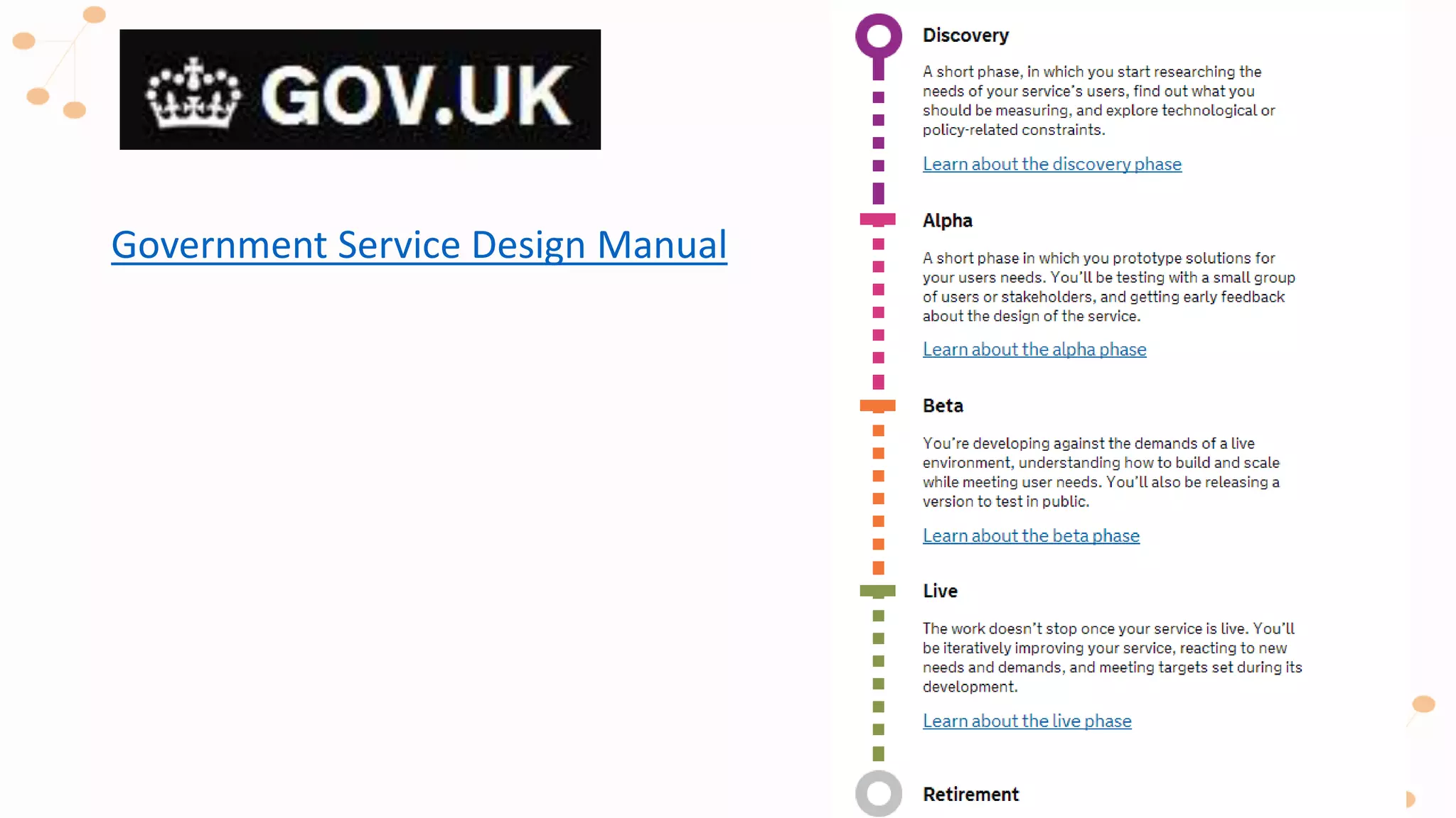 Government Service Design Manual
 
