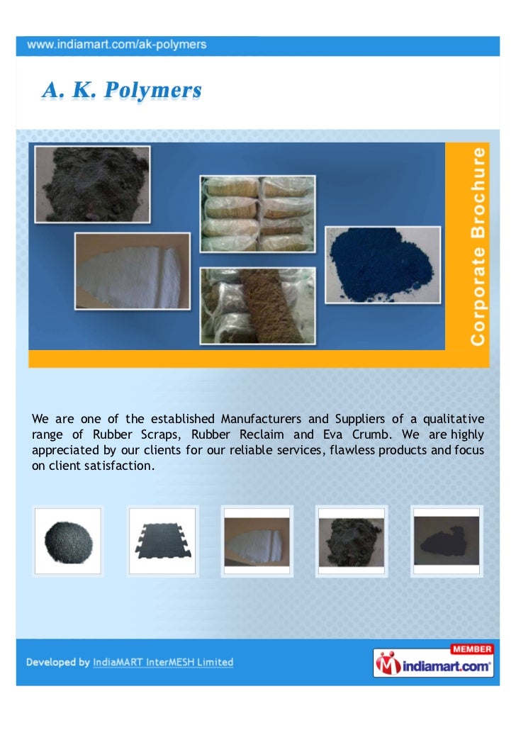 A. K. Polymers, Jalandhar, Rubber Reclaim