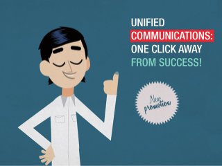 UNIFIED
COMMUNICATIONS:
ONECLICKAWAY
FROMSUCCESS!
 