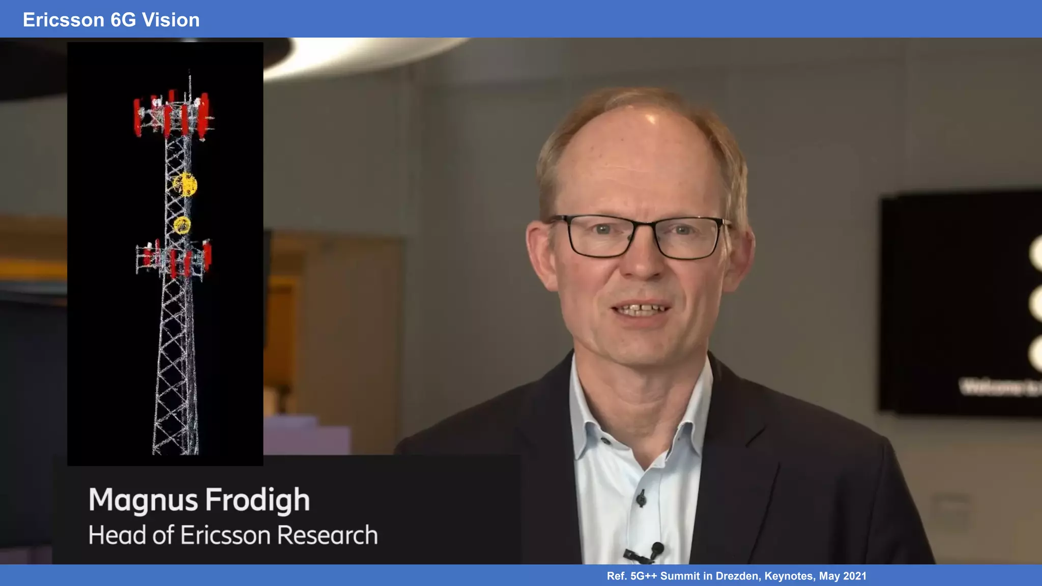 Ericsson 6G Vision
Ref. 5G++ Summit in Drezden, Keynotes, May 2021
 