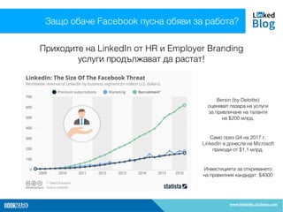 LinkedIn, Facebook и останалите - управление на таланта в социалните мрежи