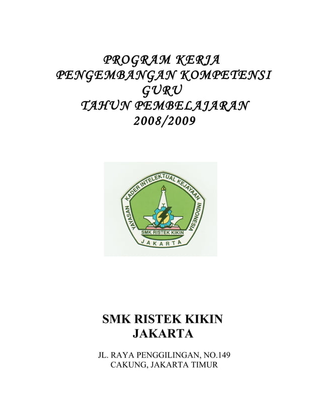 Akreditasi Progker Pengembangan Komp Guru Kikin PDF Akreditasi Progker Pengembangan Komp Guru Kikin PDF