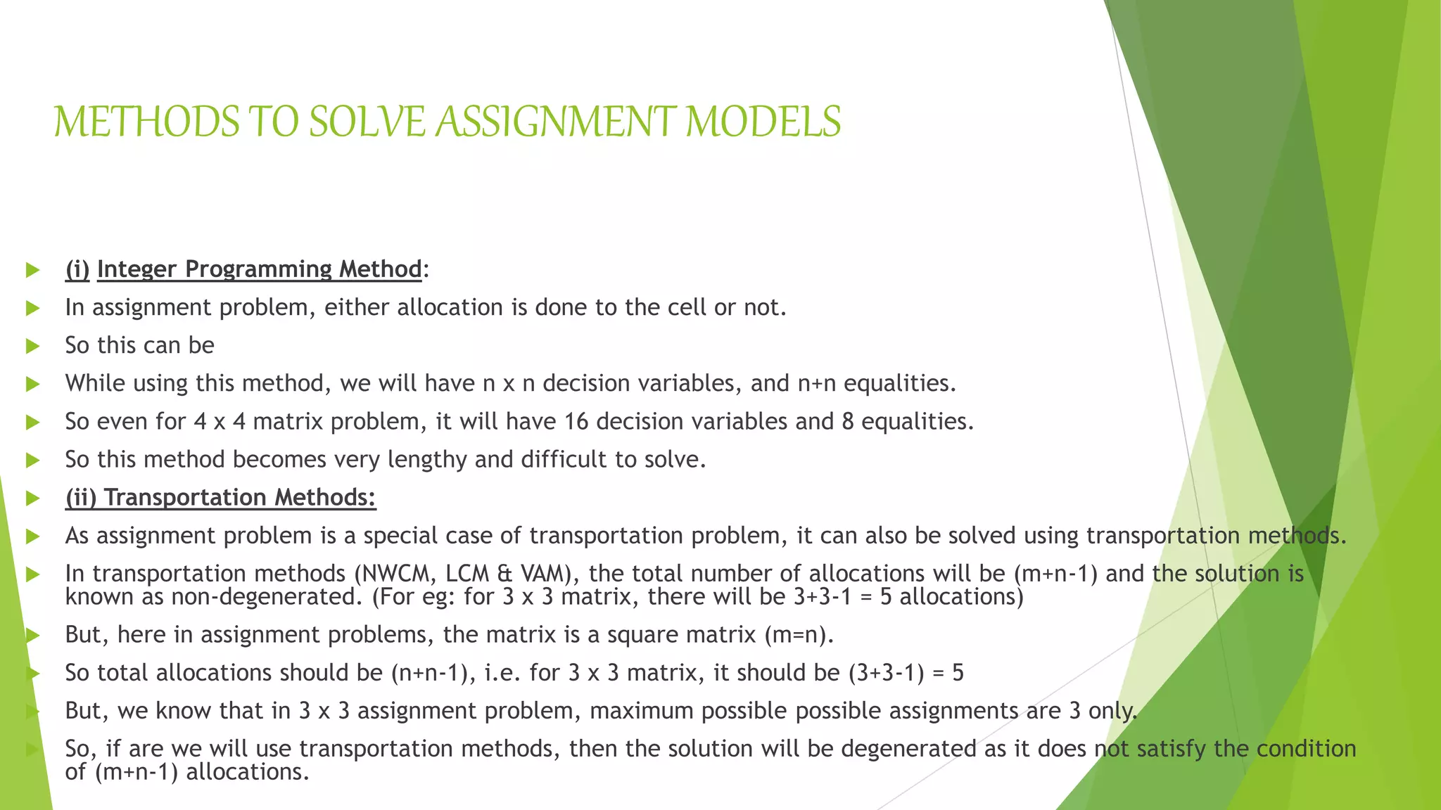 Assignment model | PPTX