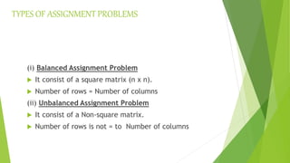 Assignment model | PPTX