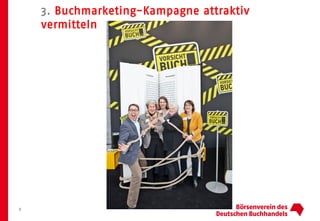 3. Buchmarketing-Kampagne attraktiv
vermitteln
9
 