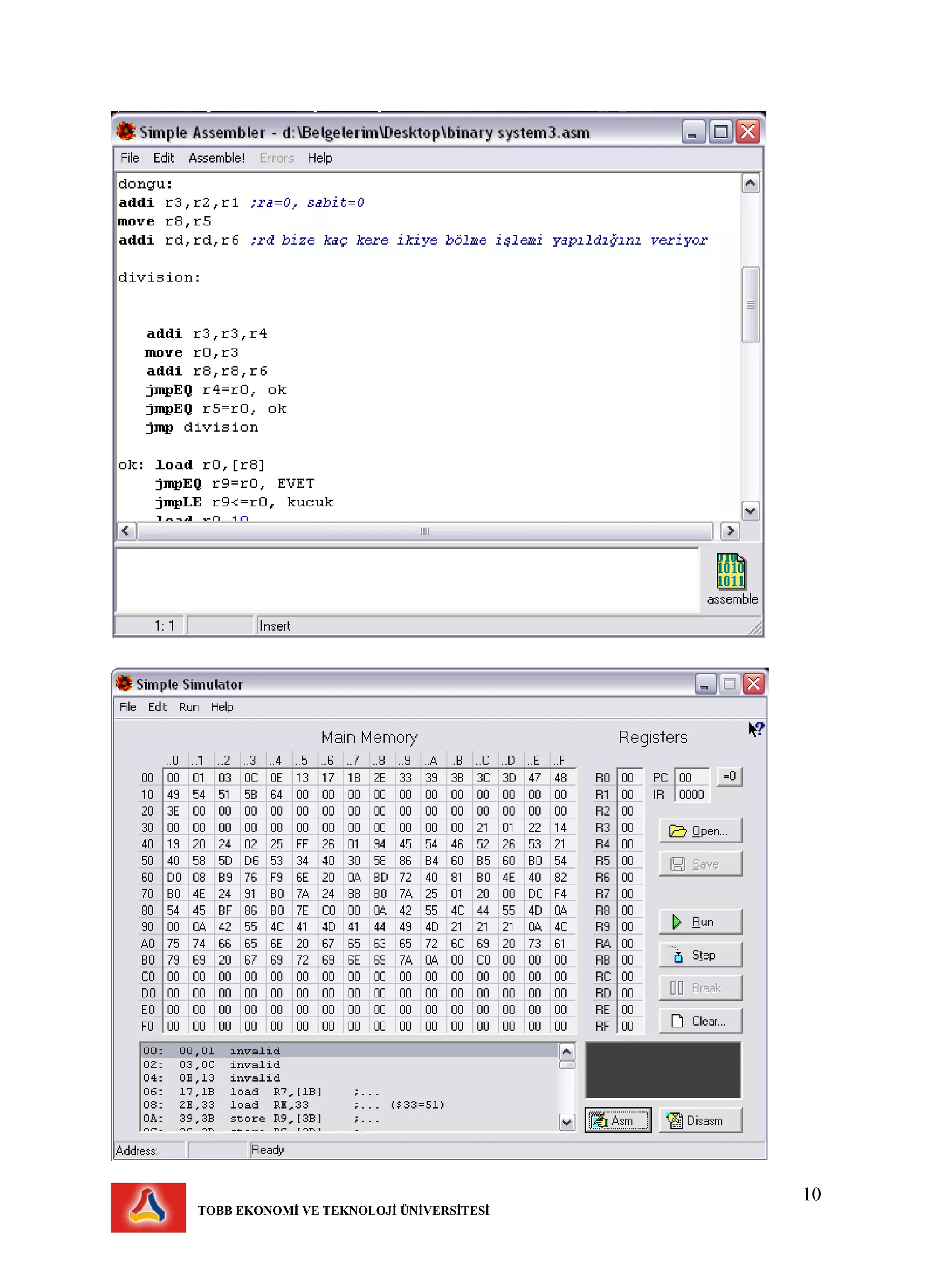 10
TOBB EKONOMİ VE TEKNOLOJİ ÜNİVERSİTESİ
 