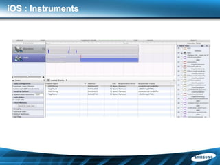 iOS : Instruments
 