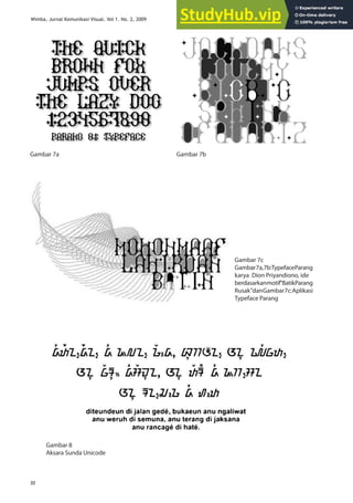 AKSARA DAERAH DAN BUDAYA VISUAL NUSANTARA SEBAGAI GAGASAN PERANCANGAN ...