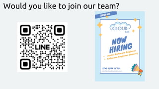 Would you like to join our team?
 