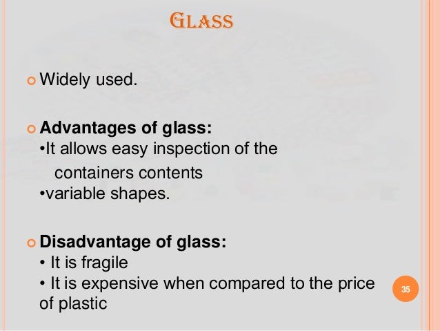Disadvantage Of Glass Containers Disadvantage Of Glass Containers